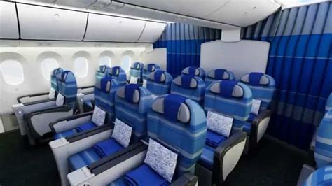 LOT Boeing 787 Dreamliner - interior - YouTube