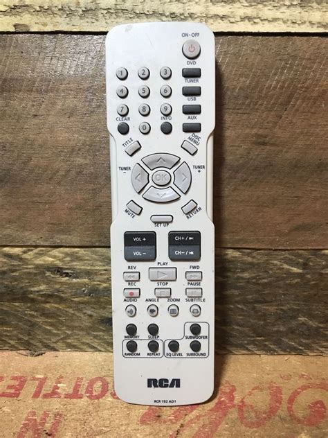 Original RCA RCR192AD1 DVD VCR Remote Control Tested | eBay | Remote ...