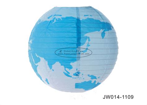 6" 10" 14" Earth Paper Craft For Kids With Geographical World Map Printing