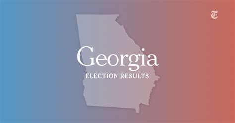 Georgia Secretary of State Election Results - The New York Times