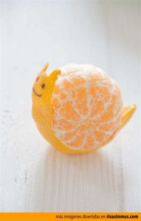 Una mandarina y mucho tiempo libre | Fun kids food, Kids meals, Food humor