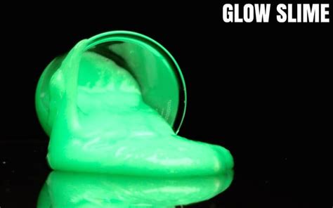 glow slime is glowing in the dark