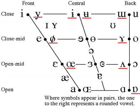 secondary cardinal vowels