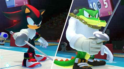 MARIO & SONIC AT THE OLYMPIC GAMES TOKYO 2020 Shadow + Vector - Fencing - YouTube