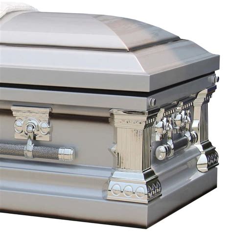 The Royal Silver Casket By Prime in 2021 | Casket, Funeral caskets, Funeral