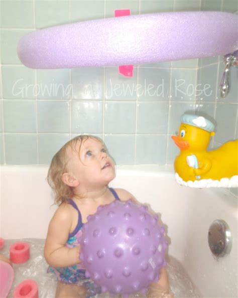 Bath Games with Pool Noodles ~ Bath Activities for Kids