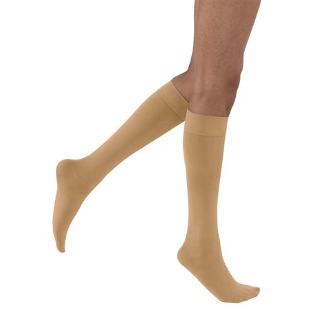 Jobst Opaque Compression Stocking 20-30 mmHg Knee High Closed Toe