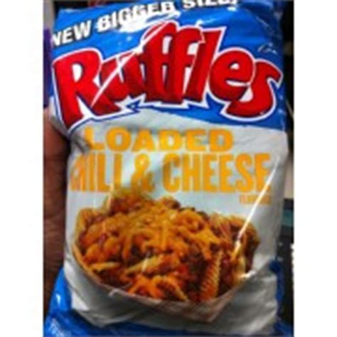 Ruffles Potato Chips, Loaded Chili & Cheese Flavor: Calories, Nutrition ...