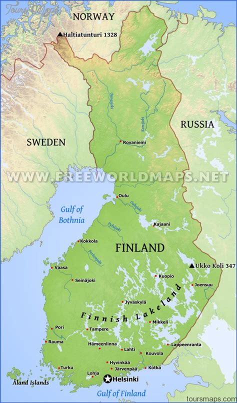 Lake Saimaa Finland Map - ToursMaps.com