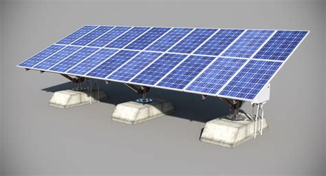 Solar panel 3D model - TurboSquid 1247982