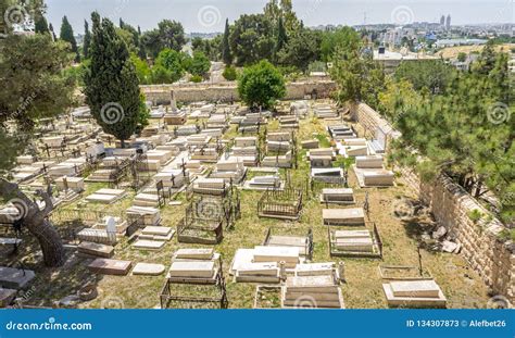 Monastery Cemetery on Mount Zion Stock Image - Image of burial, memory: 134307873