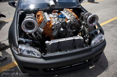 JDMachine • V8 Twin Turbo Honda Civic