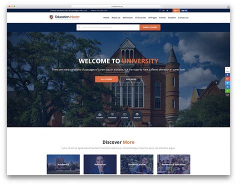 24 Best Students-Friendly School Website Templates 2020 - Colorlib