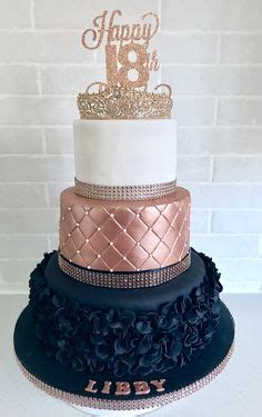 8 Black and gold cakes ideas | black and gold cake, gold cake, cupcake ...