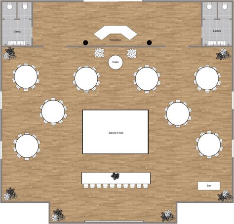 Rectangle Table Layout For Wedding Reception | Brokeasshome.com