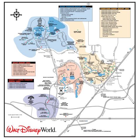 Map of Walt Disney World Resort