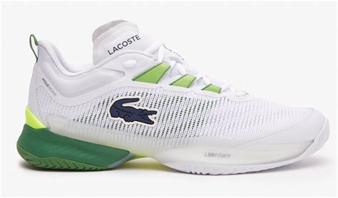 Chaussures de tennis AG-LT23 Ultra Lacoste en textile Blanc/Vert - Baskets Homme Lacoste - Iziva.com