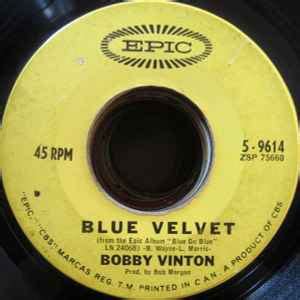 Bobby Vinton – Blue Velvet – Vinyl (7", Single, 45 RPM), 1963 [r1706639 ...