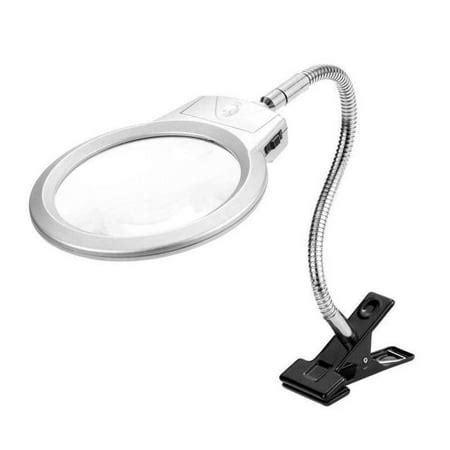 Magnifier Clip-on Lighted Table Desk LED Clamp Lamp 2x 5x Magnifying Glass | Walmart Canada