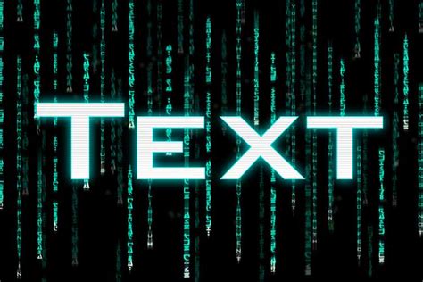 Matrix Text Effect