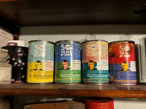 Andy Warhol Campbell Soup Cans 50th Anniversary Edition, Never Opened ...