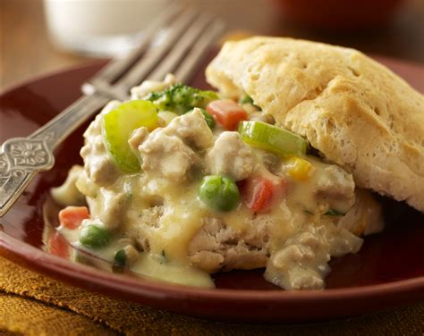 creamed chicken and biscuits!