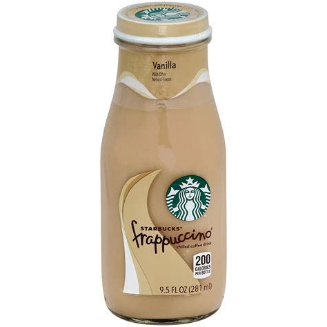 Starbucks® Frappuccino® Vanilla Chilled Coffee Drink 9.5 fl. oz. Glass ...