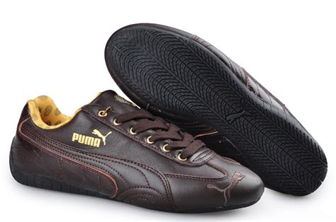 Men's Puma Speed Cat Leather Shoes Black/White | Puma Speed Cat Fit | Men's Puma Sneakers