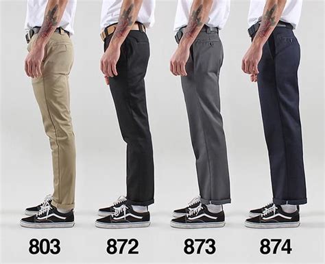 Dickies Work Pants Fit Guide (2022) & How to Style Them. 874, 873, 872 ...