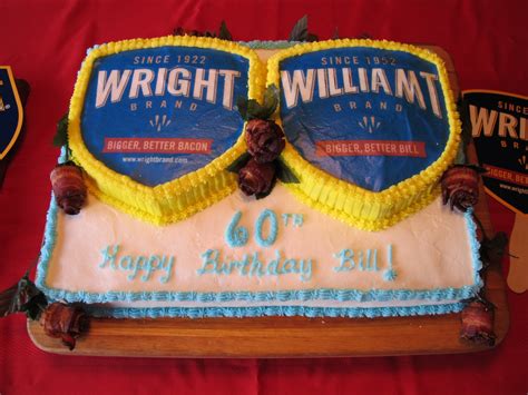 33210 Wright Brand Bacon 60th Birthday Party Cake | Please s… | Flickr
