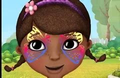 Play free Doc McStuffin Face Paint - Doc McStuffin Games - Games-kids.com