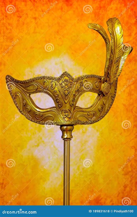 Vintage Venetian Masquerade Mask Against Grunge Background Stock Photo - Image of opera ...