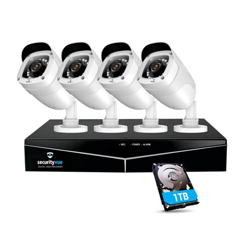 SECURITYVUE SMARTHOME PROFESSIONAL HD CCTV SECURITY SYSTEM 8 CHANNEL DIGITAL VIDEO RECORDER WITH ...