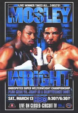 Winky Wright vs Shane Mosley Movie Posters From Movie Poster Shop