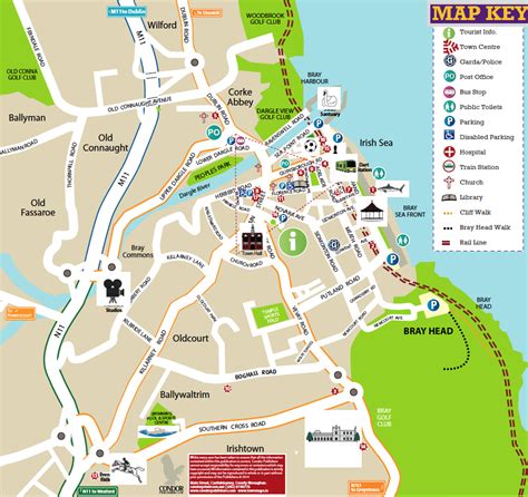 Download Bray Town Map on www.townmaps.ie – bray.ie