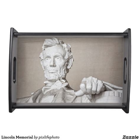 Lincoln Memorial Serving Tray | Serving tray, Food trays, Cocktail trays
