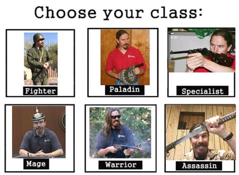 chose you class | Forgotten Weapons | Know Your Meme