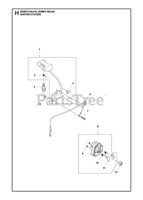 Husqvarna 580 BFS/BTS Mark III - Husqvarna Backpack Blower IGNITION SYSTEM Parts Lookup with ...