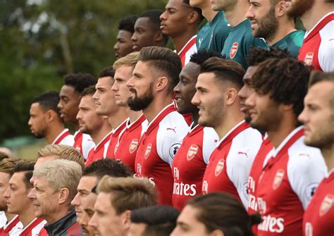 Arsenal 2017/18 squad picture photocall - football.london