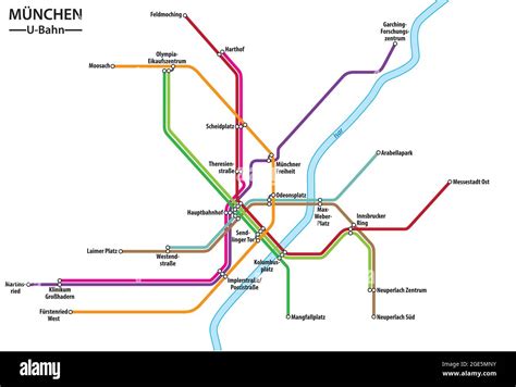 Munich subway map hi-res stock photography and images - Alamy