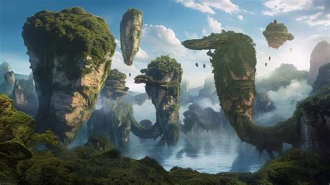 Pandora Avatar: Hyperrealistic Floating Islands in Stunning Detail