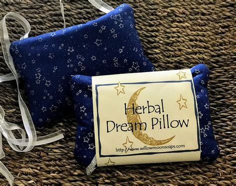 Herbal Dream Pillow Restful Sleep, Lavender, Mugwort, Hops Willow Moon - Etsy