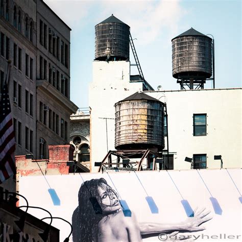 New York Water Towers 15, Urban Art Photography, Signed, Original Print, Billboard, City, Free ...