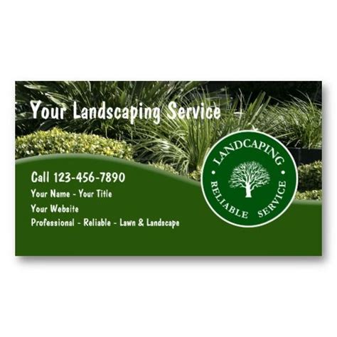 22 best images about Lawn Service Business Cards on Pinterest | Trees, Landscaping and Business ...