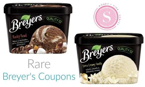 Rare Breyer's Ice Cream Coupons for $0.50 off!