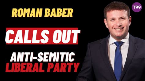 Roman Baber calls out Liberal Party for blatant anti-Semitism – Toronto 99