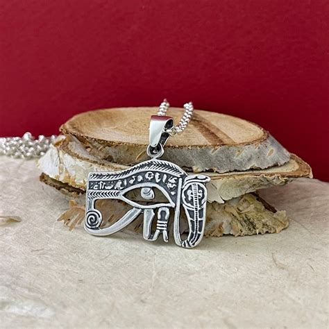 Eye of Horus Silver Pendant, Eye of Horus Necklace, Sterling 925 Silver ...