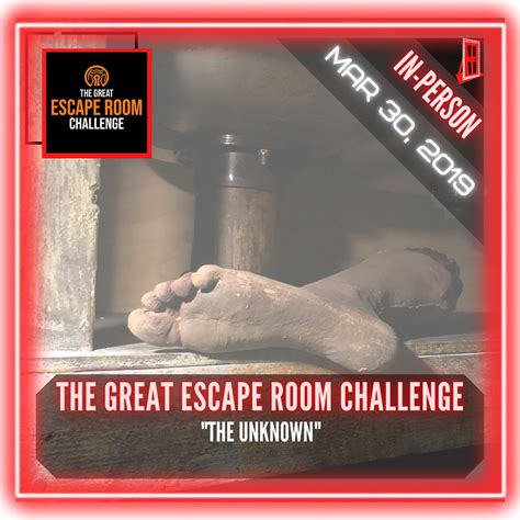 The Great Escape Room Challenge - "The Unknown"