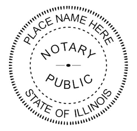 Xstamper Notary Seal Stamp Circle - Clip Art Library