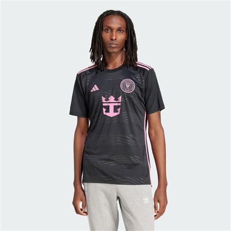 adidas Men's Soccer Inter Miami CF 23/24 Away Jersey - Black adidas US